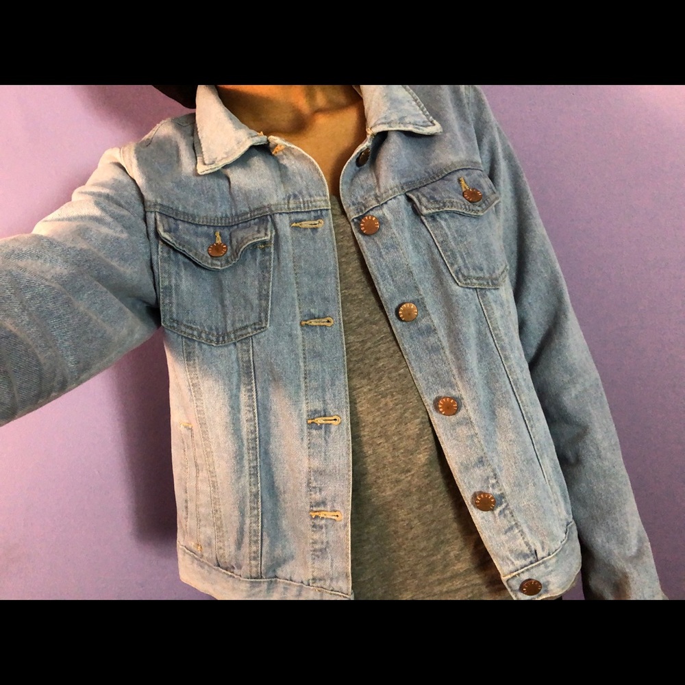 Light blue jean jacket